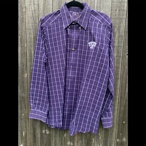 TCU Men’s Antiqua Botton-up Long Sleeve